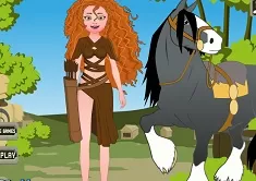 Brave Games, Merida Dress Up, Games-kids.com