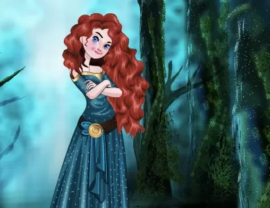 Brave Games, Merida Dress Up, Games-kids.com