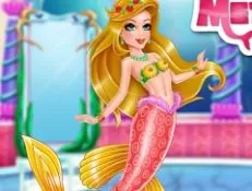 Dress Up Games, Mermaid Beauty Care, Games-kids.com