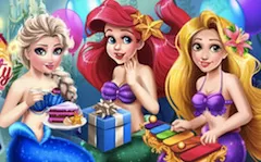 Princess Games, Mermaid Birthday Party, Games-kids.com