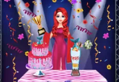 Little Mermaid Games, Mermaid Cake Cooking, Games-kids.com