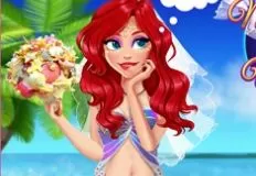 Little Mermaid Games, Mermaid Neon Wedding Planner, Games-kids.com
