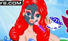 Little Mermaid Games, Mermaid Princess Face Spa, Games-kids.com