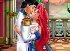 Little Mermaid Games, Mermaid Princess Mistletoe Kiss, Games-kids.com