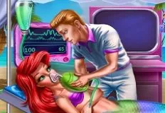 Little Mermaid Games, Mermaid Resurrection Emergency, Games-kids.com