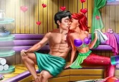 Little Mermaid Games, Mermaid Sauna Flirting, Games-kids.com