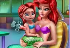 Little Mermaid Games, Mermaid Toddler Vaccines, Games-kids.com