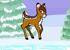 Bambi Games, Merry Christmas Bambi, Games-kids.com