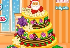 Cooking Games, Merry Christmas Cake, Games-kids.com