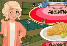 Cooking Games, Mia Cooking Apple Pie, Games-kids.com