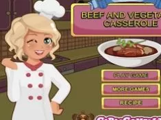 Cooking Games, Mia Cooking Beef and Vegetable Casserole, Games-kids.com