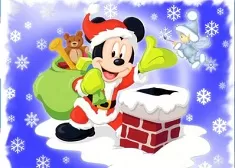 Mickey Mouse Clubhouse Games, Mickey Santa Puzzle, Games-kids.com