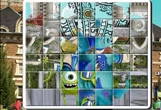 Monster University Games, Mike and Sulley Puzzle, Games-kids.com