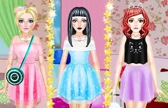 Girl Games, Miki Kawaii Look, Games-kids.com