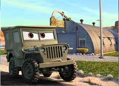 Cars Disney Games, Military Car Puzzle, Games-kids.com