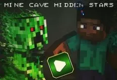 Minecraft Games, Mine Cave Hidden Stars, Games-kids.com