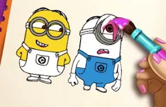 Minion Games, Mini Coloring Book , Games-kids.com