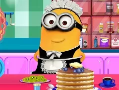 Minion Games, Minion Cooking Pancakes, Games-kids.com