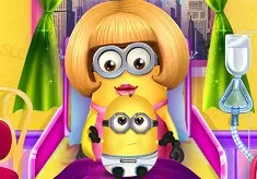 Minion Games, Minion Girl and the New Born Baby, Games-kids.com