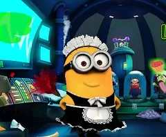 Minion Games, Minion Laboratory Clean, Games-kids.com