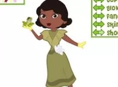 Princess and the Frog Games, Mix and Match Princess Tiana, Games-kids.com