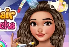 Moana Games, Moana Curly Hair Tricks, Games-kids.com