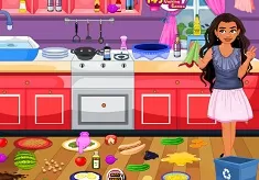 Moana Games, Moana Messy Kitchen Cleaning, Games-kids.com