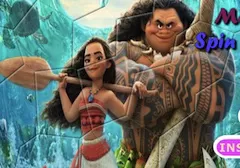 Moana Games, Moana Spin Puzzle, Games-kids.com