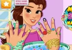 Beauty and The Beast Games, Modern Beauty Spa Nails, Games-kids.com