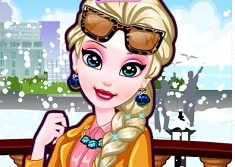 Frozen  Games, Modern Queen Elsa Makeover, Games-kids.com