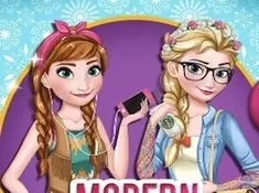 Frozen  Games, Modern Sisters Looks, Games-kids.com