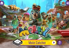 Animal Games, Mole Catcher, Games-kids.com