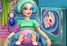 Girl Games, Mommy Doctor Check Up, Games-kids.com