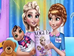 Frozen  Games, Mommy Elsa Vogue Interview, Games-kids.com