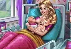 Girl Games, Mommy Twins Birth, Games-kids.com