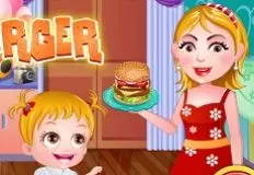 Baby Hazel Games, Moms Recipes Burger, Games-kids.com