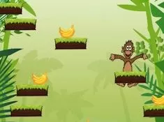 Animal Games, Monkey Banana Jump, Games-kids.com