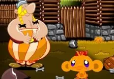 Asterix and Obelix Games, Monkey Go Happy, Games-kids.com