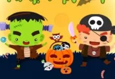 Halloween Games, Monsmatch, Games-kids.com