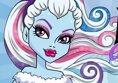 Monster High Games, Monster High Abbey Bominable Hairstyle, Games-kids.com