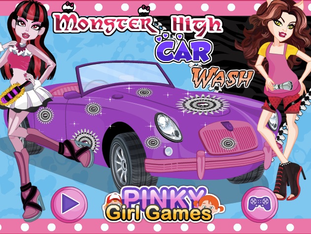 Monster High Car Wash - Monster High Games