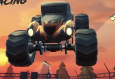 Racing Games, Monster Truck Crazy Racing, Games-kids.com