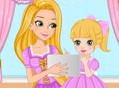 Rapunzel Games, Mother Day Nails, Games-kids.com