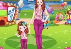 Girl Games, Mothers Day Matching Outfits, Games-kids.com