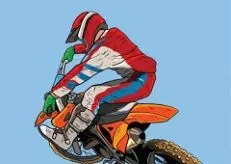 Coloring Games, Motocross Hero Coloring, Games-kids.com