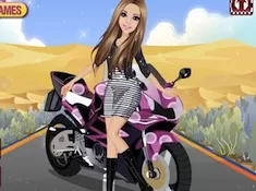 Girl Games, Motorcycle Girl, Games-kids.com