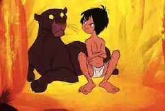 Jungle Book Games, Mowgli and Baghera Puzzle, Games-kids.com