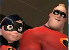 The Incredibles Games, Mr Incredible and Violet Puzzle, Games-kids.com