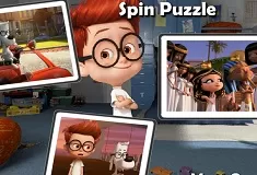 Mr Peabody and Sherman Games, Mr Peabody and Sherman Spin Puzzle, Games-kids.com