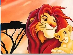 Animal Games, Mufasa and Simba Puzzle, Games-kids.com